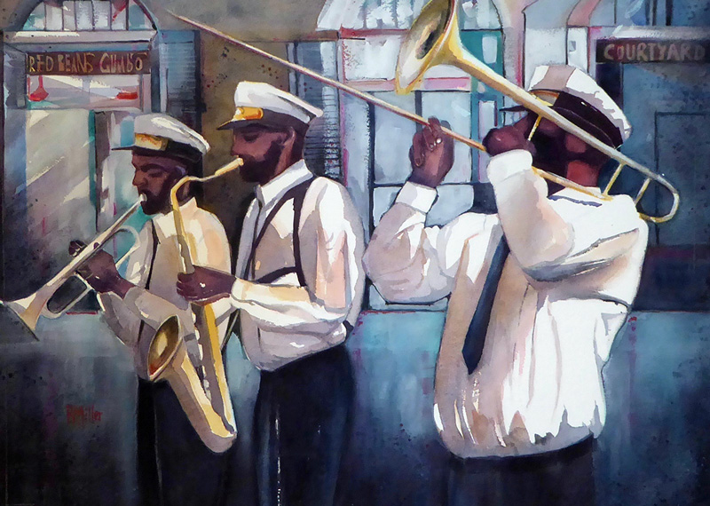 R-Miller-The-Brass-Band,27x20