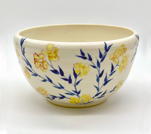 Ceramic-Bowl-wity-Flowers