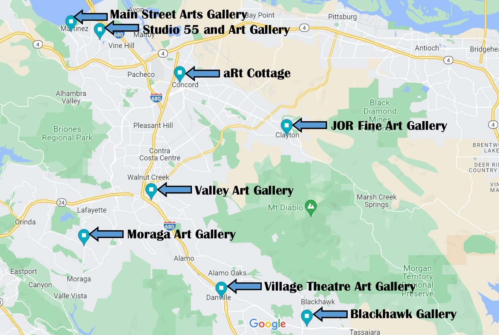 EBGT Map of 8 galleries (w)